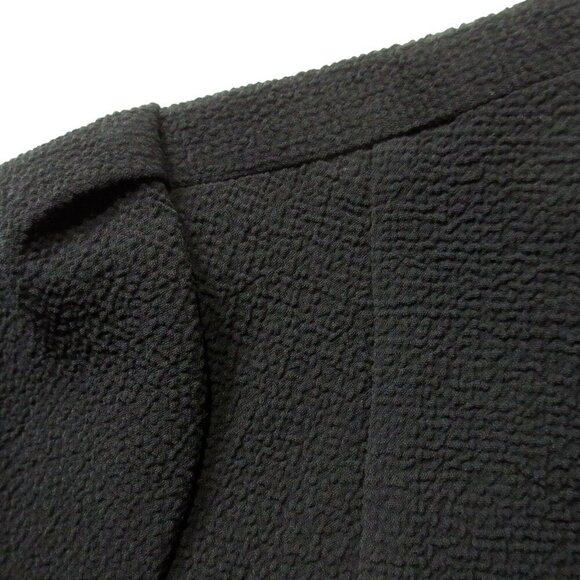 NWT MM. Lafleur The Inez 1.0 in Black Staccato Textured Fit & Flare Dress 6 - Picture 6 of 7